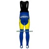 Fietskleding (Fietsshirt Lange Mouw + Lange Koersbroek) 2022 Sport Vlaanderen-Baloise - Geel Blauw Wit
